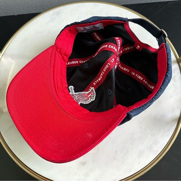 St. Louis Cardinals Ball Adjustable Strap Baseball Dad Hat Cap Busey Bank OS - Picture 3 of 8